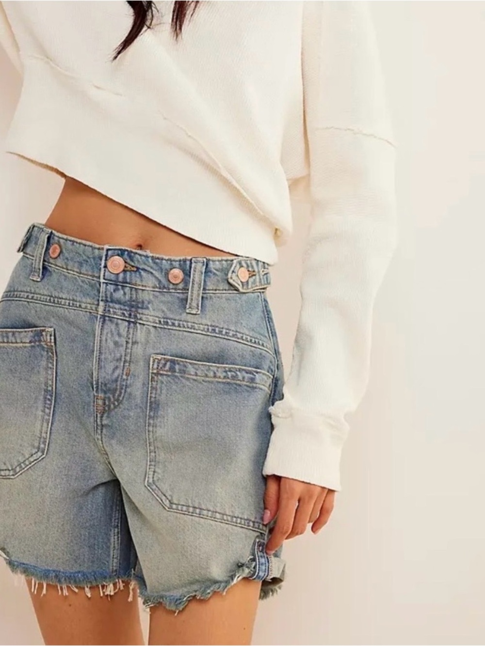 Free People We The Free Palmer Midrise Shorts - Lala Land - Size 26